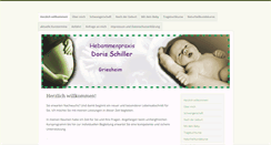 Desktop Screenshot of hebamme-schiller.de